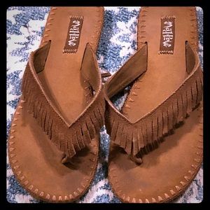 Fringe Sandals